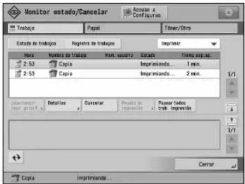 CANON imagePRESS C10000VP - Pantalla [Trabajo] - 1