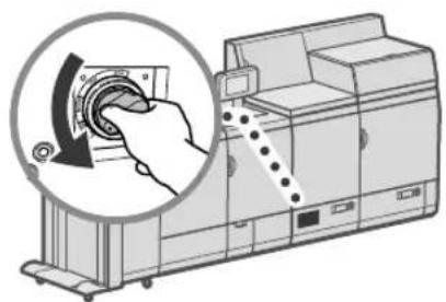 CANON imagePRESS C10000VP - Confermare che il selettore dell'interruttore di sicurezza sa in posizione OFF (lato ""). - 1