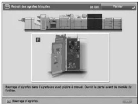 CANON imagePRESS C10000VP - ■ Elimination de bourrages papier et d'agrafes - 2