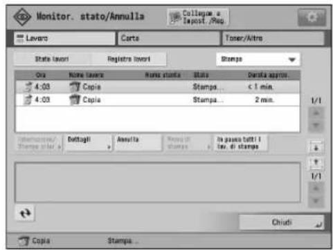 CANON imagePRESS C10000VP - Schermata [Lavoro] - 1