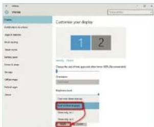 MOBILE PIXELS Geminos - Mode duplique à mode étendu pour Windows - 2