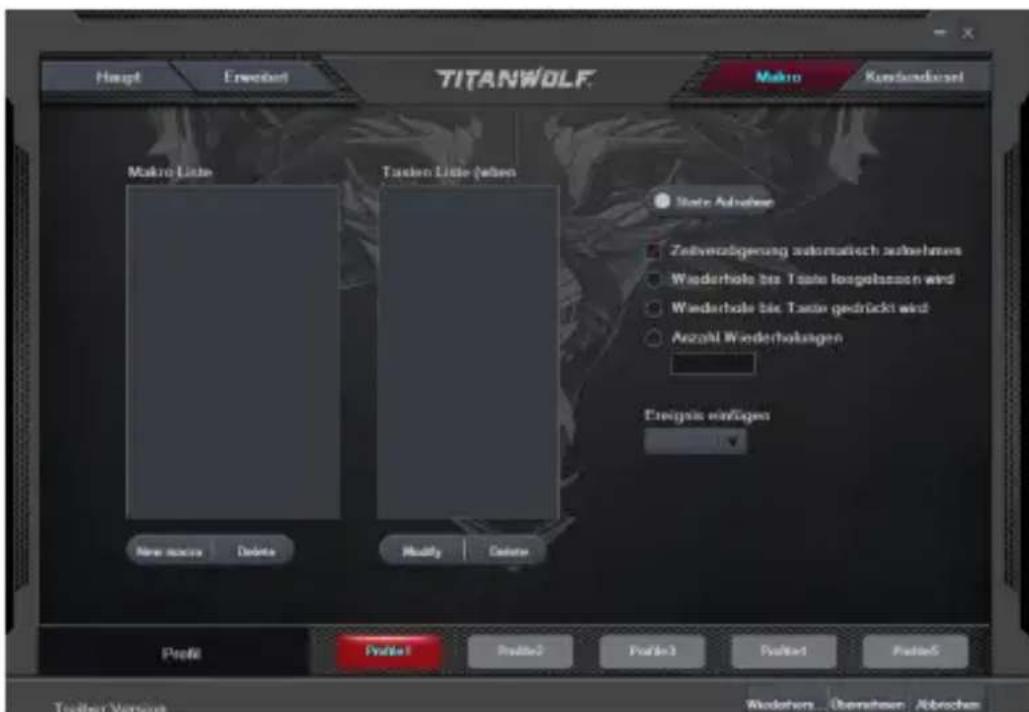 Titanwolf 303346 - Creare le macro - 2
