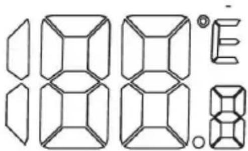 Bearware 302744 - Outdoor temperature display: - 1