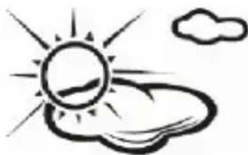Bearware 302744 - Pictogramas del tiempo: - 1