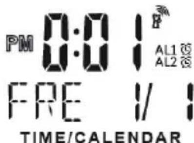 Bearware 302744 - Affichage de l'heure : - 1