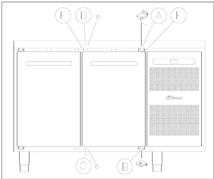 GRAM GASTRO K 1407 CSG A 2D3D L2 - Vending af dor - 1