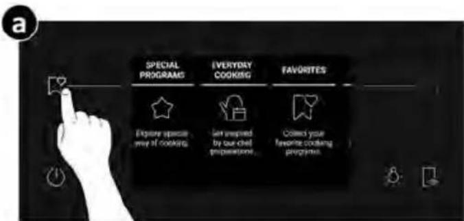 HAIER H6 ID46C3HTB1 - como acceder al menu Favoritos desde el hora: - 1