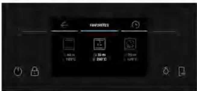 HAIER H6 ID46C3HTB1 - como acceder al menu Favoritos desde el hora: - 3