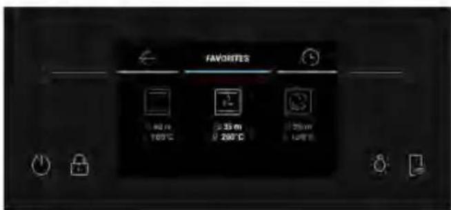 HAIER H6 ID46C3HTB1 - Jak uzyskać dostep do menu Ulubione z poziomu piekarnika: - 3