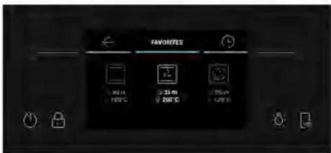 HAIER H6 ID46C3HTB1 - A Kedvencek menu megnyitása a sutón: - 3