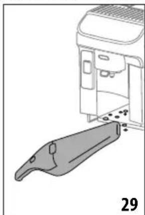 DELONGHI Magnifica Plus ECAM320.70.SB - Cleaning the inside of the machine Danger of electric shock! - 1