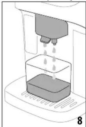 DELONGHI Magnifica Plus ECAM320.70.SB - Filling the water circuit and rinsing - 3
