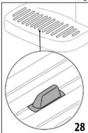 DELONGHI Magnifica Plus ECAM320.70.SB - Cleaning the drip tray and drip tray grille Important! - 1