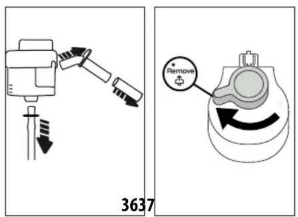 DELONGHI Magnifica Plus ECAM320.70.SB - Cleaning the milk carafe (E) - 1