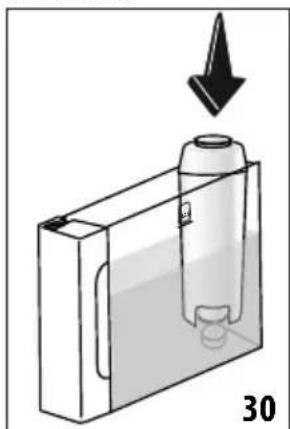 DELONGHI Magnifica Plus ECAM320.70.SB - Cleaning the water tank - 1