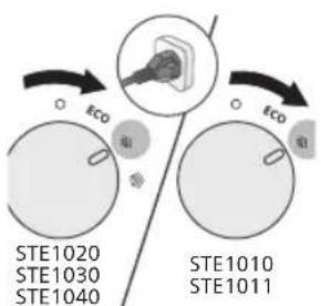 PHILIPS STE1010 - Bug sazlamalaryny uytgetmek - 1