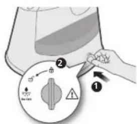 PHILIPS STE1010 - Hetuitvoeren van de Calc-clean-procedure - 5