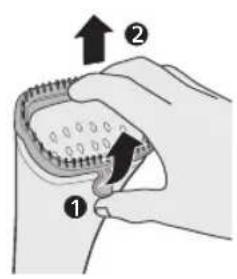 PHILIPS STE1010 - Inserción del cepillo - 3