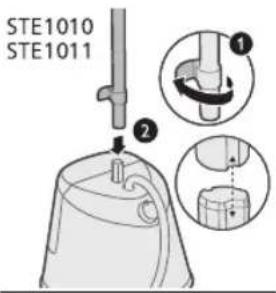 PHILIPS STE1010 - Installation de l'ordinateil - 4