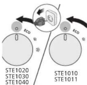 PHILIPS STE1010 - Pulizia e conservazione del sistema di stiratura a vapore verticale - 1