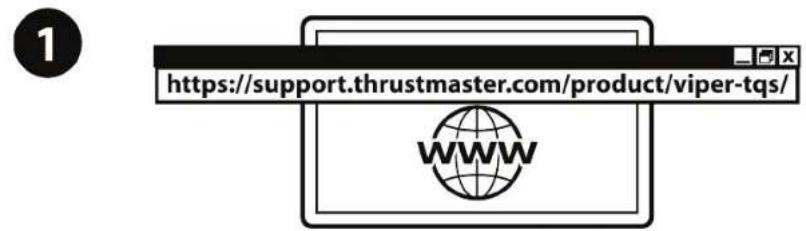 THRUSTMASTER Viper TQS - Instalacja na komputerze PC - 1