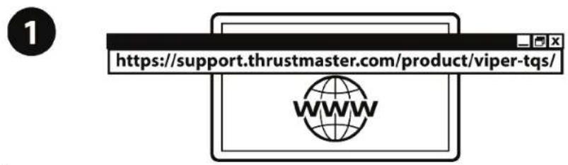 THRUSTMASTER Viper TQS - 安裝到 PC 上 - 1