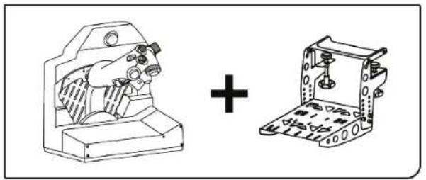 THRUSTMASTER Viper TQS - Instalácia použitím TM Flying Desk Mount* - 5