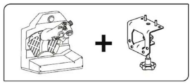 THRUSTMASTER Viper TQS - 使用TM Flying Desk Mount進行安裝* - 1