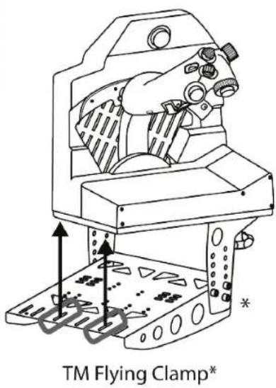 THRUSTMASTER Viper TQS - 使用TM Flying Clamp*進行安裝 - 3