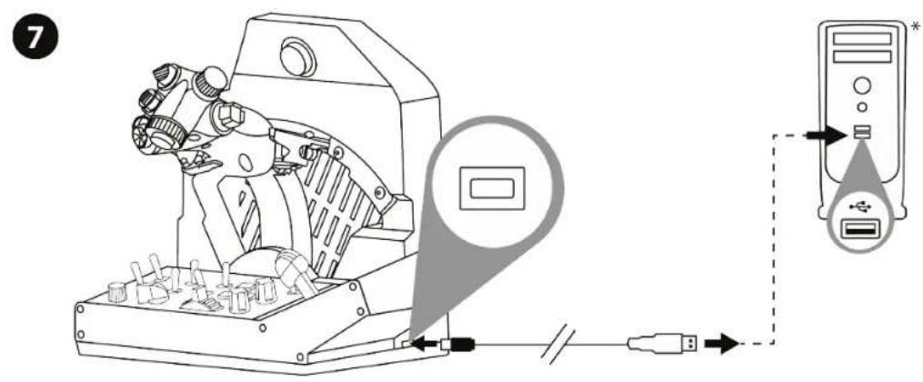 THRUSTMASTER Viper TQS - Installera VIPER PANEL* - 10