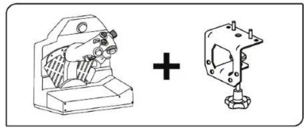 THRUSTMASTER Viper TQS - Instalace za použití TM Flying Desk Mount* - 1