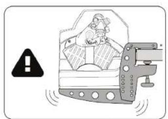 THRUSTMASTER Viper TQS - Installatie met behulp van de TM Flying Clamp* - 5