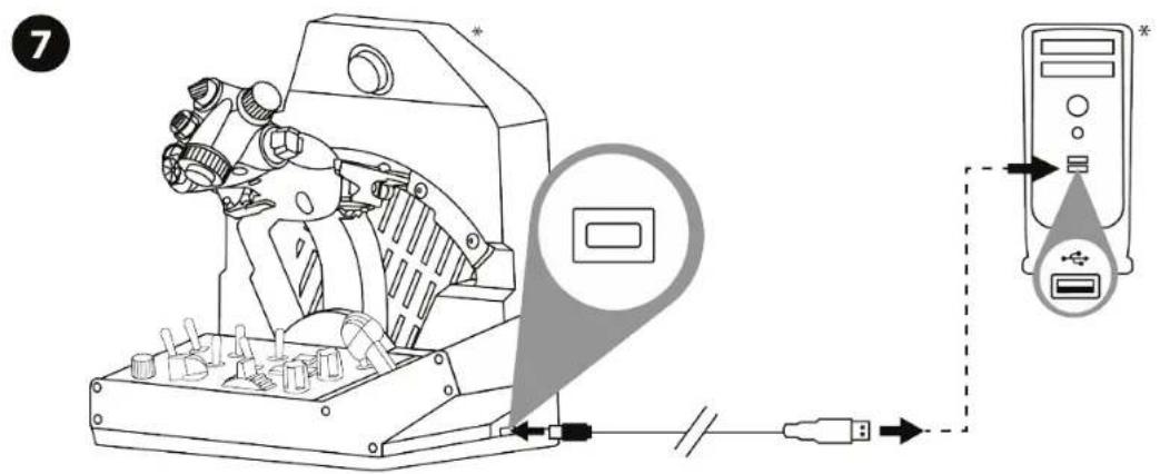THRUSTMASTER Viper TQS - Installation du VIPER PANEL* - 10