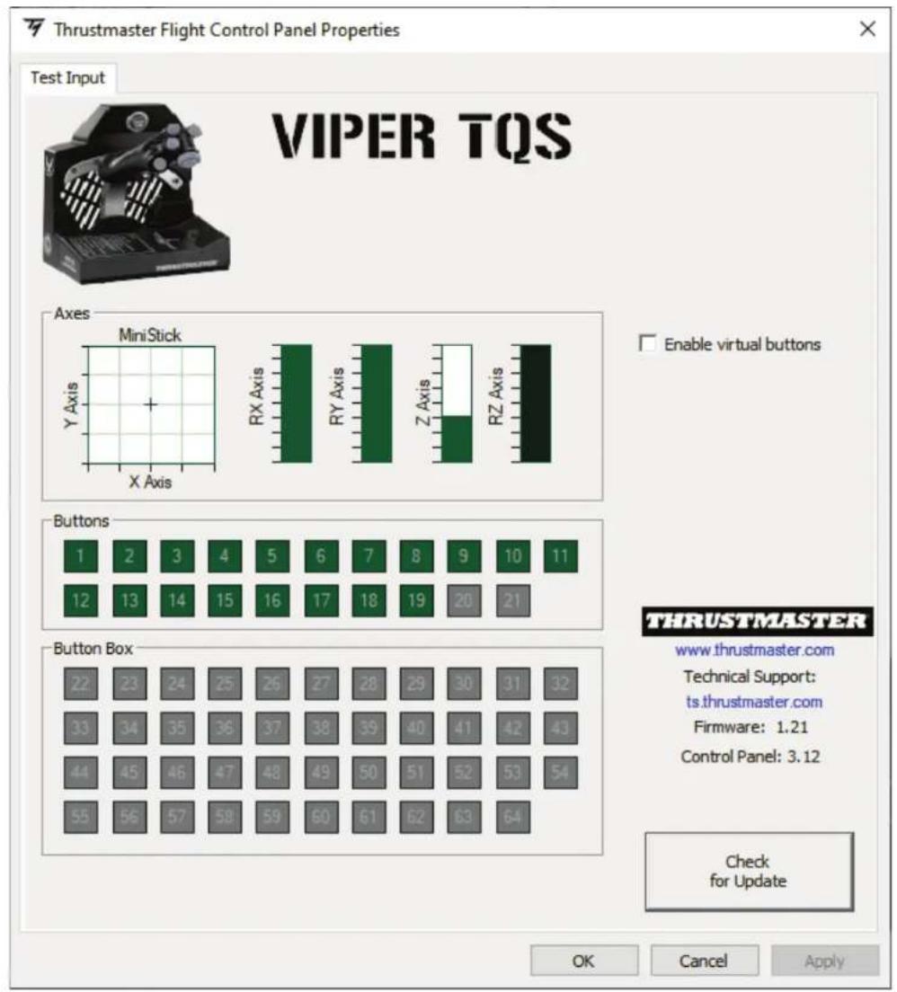 THRUSTMASTER Viper TQS - Installation på PC - 3