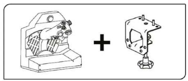 THRUSTMASTER Viper TQS - Installation med TM Flying Desk Mount* - 1