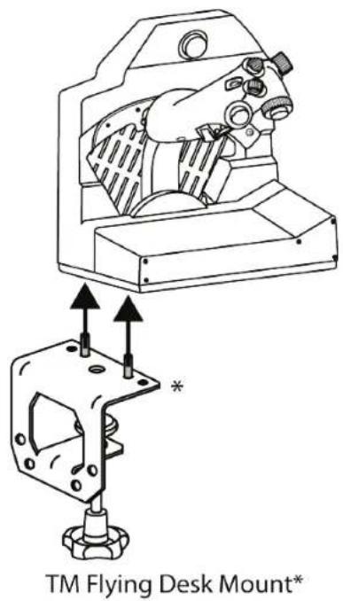THRUSTMASTER Viper TQS - Instalace za použití TM Flying Desk Mount* - 2