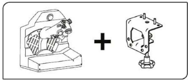 THRUSTMASTER Viper TQS - *TM Flying Desk Mount - 1
