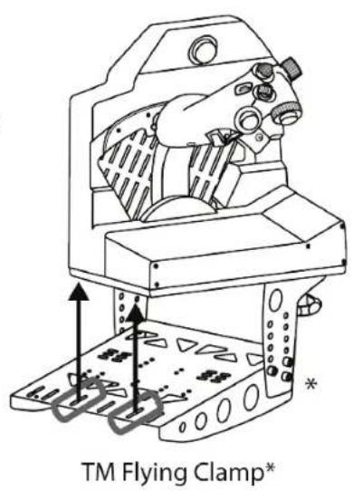 THRUSTMASTER Viper TQS - TM Flying Desk Mount* 杂使用L的取付 - 5
