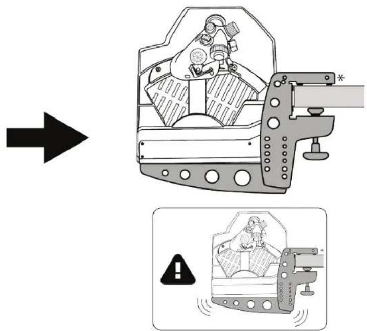 THRUSTMASTER Viper TQS - TM Flying Desk Mount* 杂使用L的取付 - 6
