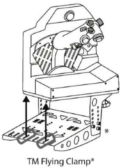 THRUSTMASTER Viper TQS - 使用TM Flying Clamp* 进行安装 - 3