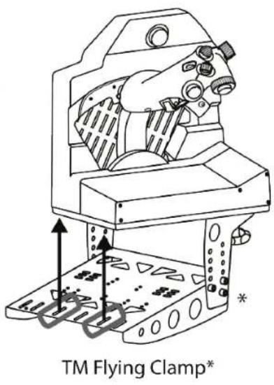 THRUSTMASTER Viper TQS - Installation med TM Flying Desk Mount* - 4