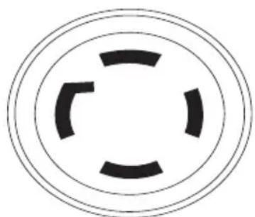 Generac G0068640 - Receptáculo de 120/240 V CA, 30 A - 1