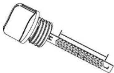 Generac G0068640 - Figura 4-1. Llenado de aceite del motor - 1
