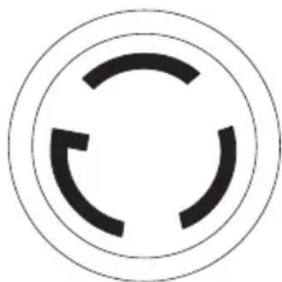 Generac G0068640 - VAC, 30 Amp Receptacle - 1