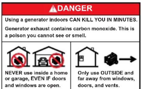 Generac G0068640 - Safety Symbols and Meanings - 1