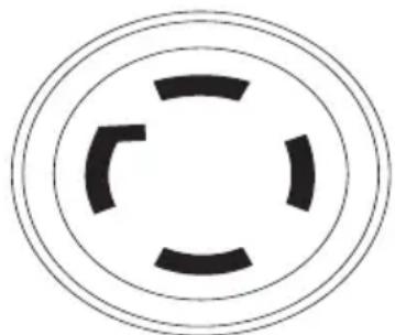 Generac G0068640 - Réceptacle 120/240 V c.a. 30 A - 1