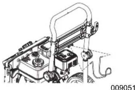 Generac G0066021 - Imagen 2-3. Instalacion del gancho de la lanza - 1