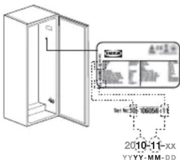 IKEA TYNNERÅS 705.679.52 - Produktbezeichnung - 3
