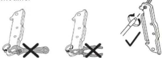 IKEA TYNNERÅS 705.679.52 - Changement du sens d'ouverture de la porte - 1