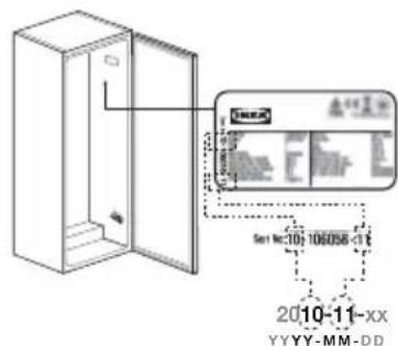IKEA TYNNERÅS 705.679.52 - Vorulysing - 3